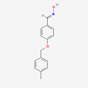 molecular formula C15H15NO2 B5502273 4-[(4-methylbenzyl)oxy]benzaldehyde oxime 