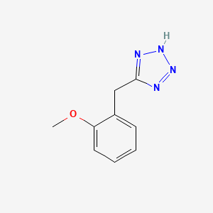 molecular formula C9H10N4O B5502631 5-(2-methoxybenzyl)-2H-tetrazole 