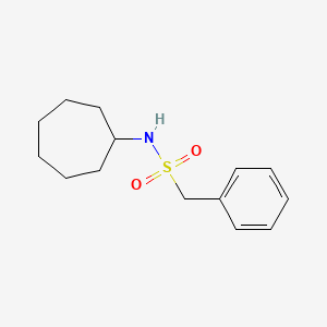N-cycloheptyl-1-phenylmethanesulfonamide