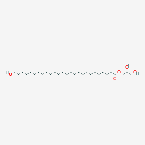 molecular formula C29H58O5 B055029 2,3-Dihydroxypropyl 26-hydroxyhexacosanoate CAS No. 177602-14-1