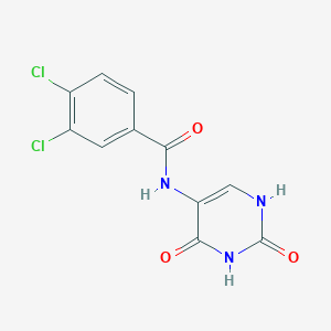 3,4-dichloro-N-(2,4-dioxo-1,2,3,4-tetrahydro-5-pyrimidinyl)benzamide