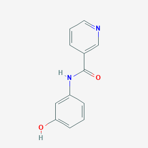 molecular formula C12H10N2O2 B5502978 N-(3-hydroxyphenyl)nicotinamide 