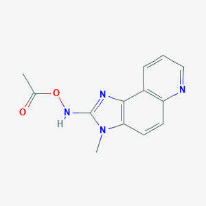 molecular formula C13H12N4O2 B055032 N-乙酰氧基-IQ CAS No. 115722-78-6