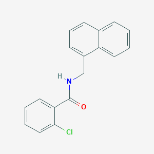 molecular formula C18H14ClNO B5503225 2-chloro-N-(1-naphthylmethyl)benzamide 