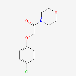 molecular formula C12H14ClNO3 B5503309 4-[(4-chlorophenoxy)acetyl]morpholine 
