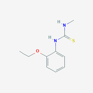 molecular formula C10H14N2OS B5503330 N-(2-乙氧苯基)-N'-甲基硫脲 CAS No. 82745-07-1