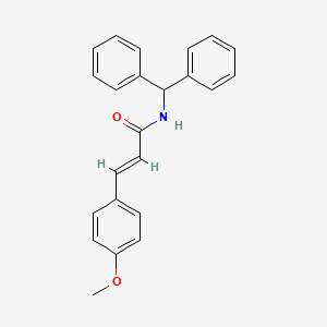 molecular formula C23H21NO2 B5503457 N-(diphenylmethyl)-3-(4-methoxyphenyl)acrylamide 