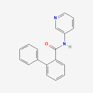 molecular formula C18H14N2O B5503481 N-3-pyridinyl-2-biphenylcarboxamide 