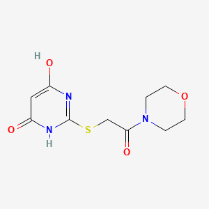 2-{[2-(4-morpholinyl)-2-oxoethyl]thio}-4,6-pyrimidinediol