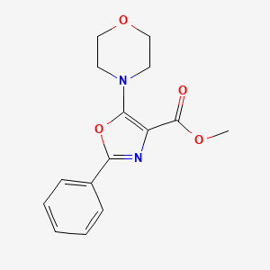 methyl 5-(4-morpholinyl)-2-phenyl-1,3-oxazole-4-carboxylate