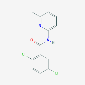 molecular formula C13H10Cl2N2O B5503610 2,5-dichloro-N-(6-methyl-2-pyridinyl)benzamide 
