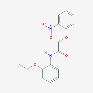 molecular formula C16H16N2O5 B5503611 N-(2-ethoxyphenyl)-2-(2-nitrophenoxy)acetamide 