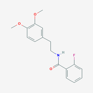 N-[2-(3,4-dimethoxyphenyl)ethyl]-2-fluorobenzamide