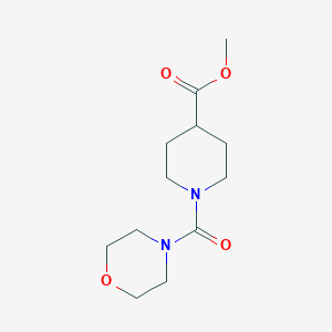 methyl 1-(4-morpholinylcarbonyl)-4-piperidinecarboxylate
