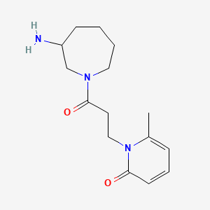1-[3-(3-amino-1-azepanyl)-3-oxopropyl]-6-methyl-2(1H)-pyridinone hydrochloride