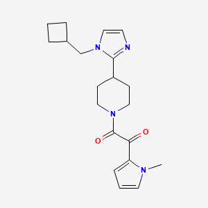 2-{4-[1-(cyclobutylmethyl)-1H-imidazol-2-yl]-1-piperidinyl}-1-(1-methyl-1H-pyrrol-2-yl)-2-oxoethanone