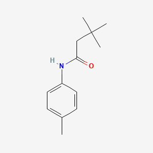 molecular formula C13H19NO B5503868 3,3-dimethyl-N-(4-methylphenyl)butanamide 