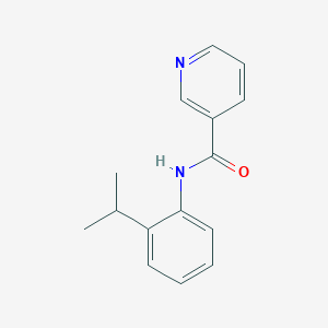 molecular formula C15H16N2O B5503950 N-(2-isopropylphenyl)nicotinamide 