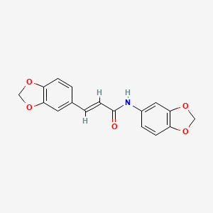 N,3-bis(1,3-benzodioxol-5-yl)acrylamide