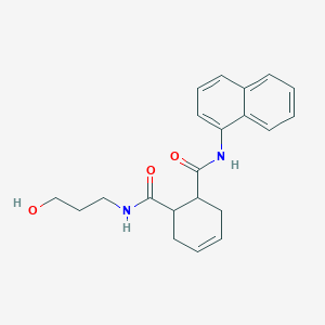 N-(3-hydroxypropyl)-N'-1-naphthyl-4-cyclohexene-1,2-dicarboxamide