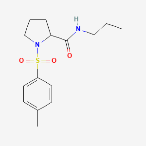 1-[(4-methylphenyl)sulfonyl]-N-propylprolinamide