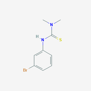 molecular formula C9H11BrN2S B5504295 N'-(3-溴苯基)-N,N-二甲基硫脲 