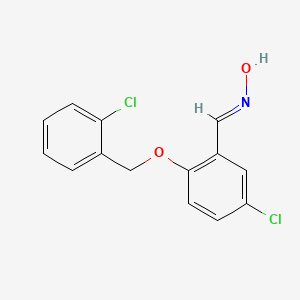 5-chloro-2-[(2-chlorobenzyl)oxy]benzaldehyde oxime