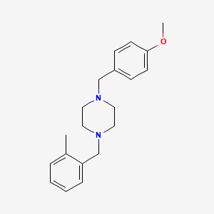 molecular formula C20H26N2O B5504434 1-(4-methoxybenzyl)-4-(2-methylbenzyl)piperazine 