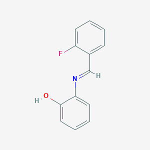 2-[(2-fluorobenzylidene)amino]phenol