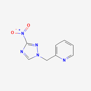 2-[(3-nitro-1H-1,2,4-triazol-1-yl)methyl]pyridine