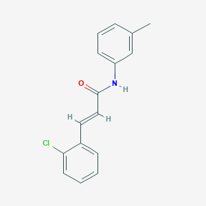 molecular formula C16H14ClNO B5504535 3-(2-氯苯基)-N-(3-甲苯基)丙烯酰胺 