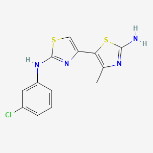 N~2~-(3-chlorophenyl)-4'-methyl-4,5'-bi-1,3-thiazole-2,2'-diamine