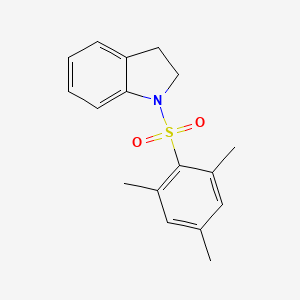 molecular formula C17H19NO2S B5504609 1-(mesitylsulfonyl)indoline 