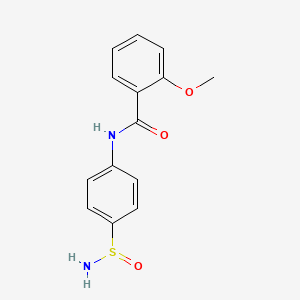 N-[4-(aminosulfinyl)phenyl]-2-methoxybenzamide