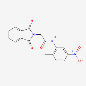 2-(1,3-dioxo-1,3-dihydro-2H-isoindol-2-yl)-N-(2-methyl-5-nitrophenyl)acetamide