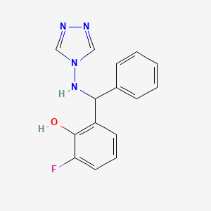 2-fluoro-6-[phenyl(4H-1,2,4-triazol-4-ylamino)methyl]phenol