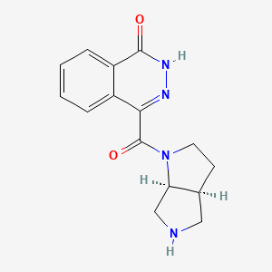 4-[rel-(3aS,6aS)-hexahydropyrrolo[3,4-b]pyrrol-1(2H)-ylcarbonyl]-1(2H)-phthalazinone hydrochloride