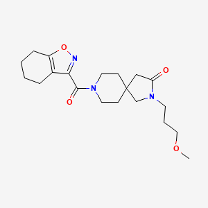 molecular formula C20H29N3O4 B5504920 2-(3-methoxypropyl)-8-(4,5,6,7-tetrahydro-2,1-benzisoxazol-3-ylcarbonyl)-2,8-diazaspiro[4.5]decan-3-one 