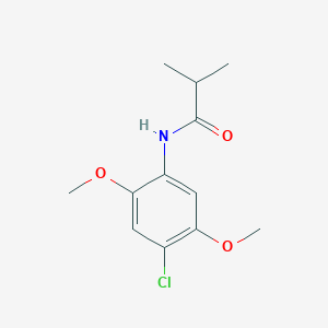N-(4-chloro-2,5-dimethoxyphenyl)-2-methylpropanamide