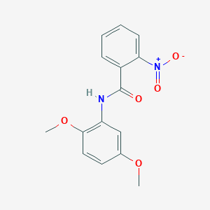 molecular formula C15H14N2O5 B5505712 N-(2,5-二甲氧苯基)-2-硝基苯甲酰胺 