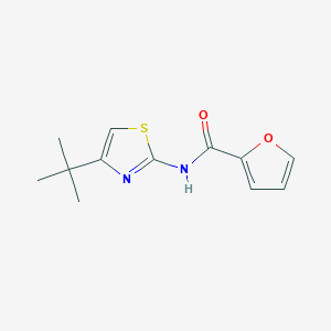molecular formula C12H14N2O2S B5505795 N-(4-tert-butyl-1,3-thiazol-2-yl)-2-furamide 