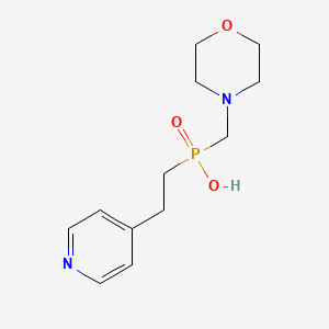 (4-morpholinylmethyl)[2-(4-pyridinyl)ethyl]phosphinic acid