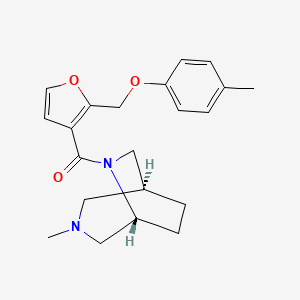 (1S*,5R*)-3-methyl-6-{2-[(4-methylphenoxy)methyl]-3-furoyl}-3,6-diazabicyclo[3.2.2]nonane