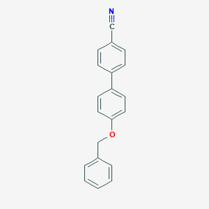 molecular formula C20H15NO B055060 4-(4-Benzyloxyphenyl)benzonitrile CAS No. 117571-49-0