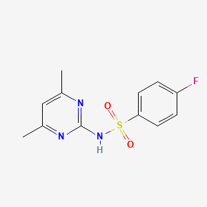 N-(4,6-dimethyl-2-pyrimidinyl)-4-fluorobenzenesulfonamide