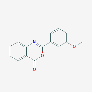 molecular formula C15H11NO3 B5506225 2-(3-methoxyphenyl)-4H-3,1-benzoxazin-4-one 