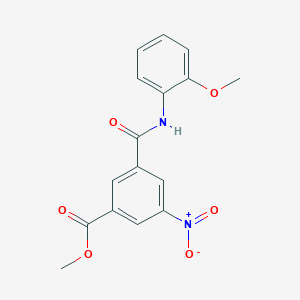 Methyl 3-[(2-methoxyphenyl)carbamoyl]-5-nitrobenzoate