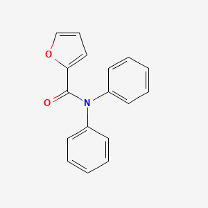 molecular formula C17H13NO2 B5506517 N,N-diphenyl-2-furamide 