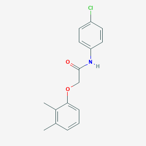 molecular formula C16H16ClNO2 B5506539 N-(4-chlorophenyl)-2-(2,3-dimethylphenoxy)acetamide 
