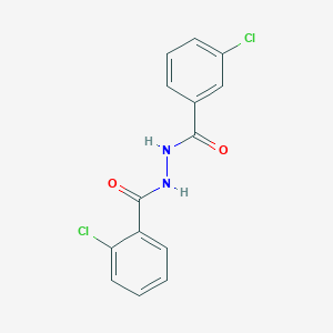molecular formula C14H10Cl2N2O2 B5506640 2-氯-N'-(3-氯苯甲酰)苯甲酰肼 